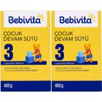 Bebivita No: 3 1 Yaşından İtibaren 2x400 gr Bebek Sütü