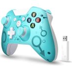 Beboncool Kablosuz Joystick Gamepad Deniz Mavi PC/Xbox One/Series X/S Uyumluluğu ile Ergonomik Oyun Deneyimi