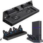 Beboncool Multi-Function Fanlı Stand Ps4, Ps4 Slim (Pro Uyumlu) - Siyah