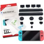 Beboncool Nintendo Switch Toz Geçirmez Kit ve Cam Ekran Koruyucu Uyumlu