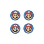 Beboncool Ps4-Ps5-Xbox One-X-S-Series X-Series S Süper Mario Analog Koruyucu Silikon Pad