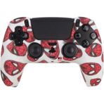 Beboncool Ps5 Dualsense Uyumlu Joystick Koruyucu Silikon Kılıf Spiderman Kırmızı Maske