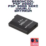 beboncool Psp 2000/Psp 3000 Seri Uyumlu 2400mAh Batarya