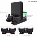 Beboncool Xbox One S/x Çok Fonksiyonlu Soğutma Standı LED Göstergeli Fanlı Şarj Stand - Siyah