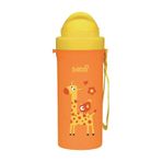 Bebsi 300 ml Turuncu Desenli Pipetli Bardak