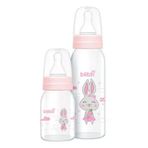 Bebsi Pembe 250 ml Cam Biberon + 125 ml Cam Biberon Seti