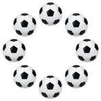 Bebupo masa futbolu topları 8 parça, masa futbolu topları yedek topları 32 mm mini langırt topları, yetişkinler ve çocuklar için futbol oyunu