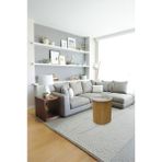 Becen House Mermer Desenli Ahşap Renk Orta Sehpa & Yan Sehpa & Zigon Sehpa ( Çıtalı Ahşap Silindir Ayaklı)