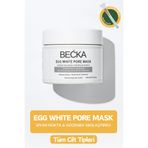 BEÇKA Gözenek Sıkılaştırıcı , Siyah Nokta Karşıtı Yumurta Akı Maskesi 100 ml