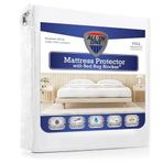 Bed Bug Blocker Hepsi Bir Arada Yatak Örtüsü, Tam, Beyaz