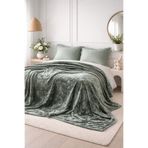 BED LİNE Moon Wellsoft Battaniye 200x220 Yeşil