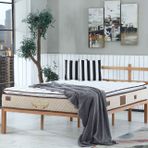 Bedcraft Pascha Bambu Sweet Fermuarlı Pedli Full Ortapedik Tek Kişilik Yatak, 100X200