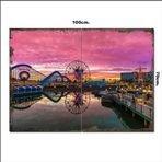 Bedeko Ahşap Tablo Disney Lunapark 70*100Cm