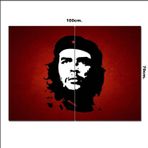 Bedeko Ahşap Tablo Ernesto Che Guevara Resim 70*100Cm