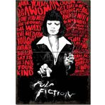Bedeko Ahşap Tablo Pulp Fiction Eskitme Art Mdf Poster