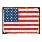 Bedeko Amerika Bayrağı Art Mdf Poster