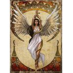 Bedeko Anubis Mısır Temalı Model Mdf Tablo