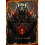 Bedeko Anubis Tasarım Ahşap Tablo