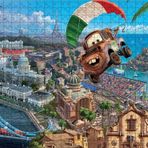 Bedeko Arabalar Çizgi Film Ahşap 50x70 cm 500 Parça Puzzle