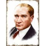 Bedeko Atatürk Portresi Art Mdf Poster