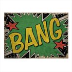 Bedeko Bang Pop Art Tasarım Mdf Tablo