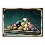Bedeko Bilardo Topları Modern Ahşap Tablo