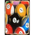 Bedeko Bilardo Topları Tasarım Mdf Tablo