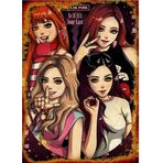 Bedeko Black Pink Hediyelik Ahşap Tablo