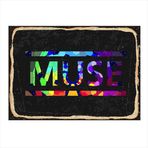 Bedeko Boş Dünya Haritası Mdf Poster