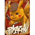 Bedeko Dedektif Pikachu Tasarım Ahşap Tablo