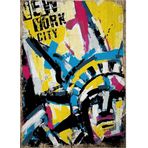 Bedeko Pop Art New York Dekoratif Mdf Tablo