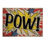 Bedeko Pow Pop Art Tasarım Ahşap Tablo