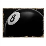 Bedeko Siyah Bilardo Topu Model Mdf Tablo