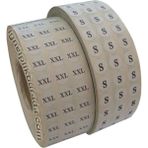 Beden Etiketi S (1 Rulo 3500 Adet) - Bej