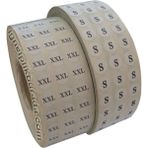 Beden Etiketi Xl (1 Rulo 3500 Adet) - Gümüş