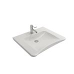 Bedensel Engelli Lavabosu 65 Cm Parlak Beyaz