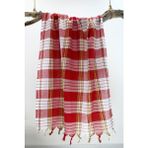 Bedinn Peştemal Klasik Kırmızı