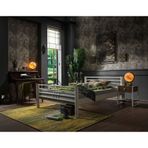 Bedliga Asos Ferforje Metal Çift Kişilik Karyola siyah