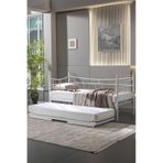 Bedliga Daily Yavrulu Daybed Tek-Çift Kişilik Metal Karyola beyaz