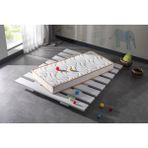 BEDPARK Antibakteriyel Pamuklu Bebek Yatağı Bed-19 | Süngerli, Nefes Alabilir, Beyaz Yumuşak Yüzey 80 x 180 cm