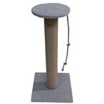 Bedspet 70 cm Gri Oturaklı Kalın Kedi Tırmalaması