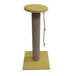 Bedspet 70 cm Sarı Oturaklı Kalın Kedi Tırmalaması