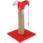 Bedspet Palyaço Kedi Tırmalama Kalın Kırmızı