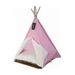 Bedspet Pembe 50x50x70 cm Kedi ve Küçük Irk Köpek Çadırı