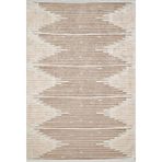 Bedzin Krem Makinada Yıkanabilir Kaymaz Taban Dijital Makine Baskı Salon Halı-I-Haln-HLN2004-80x300