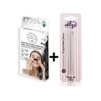 Bee Beauty Siyah Nokta Bandı Ve 2 Li Siyah Nokta Çıkarıcı Aparat Paslanmaz Çelik Komedon Sivilce Akne Iğne Aracı Çıkartıcı Set