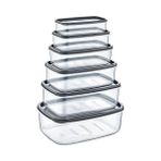 Bee Home 6'lı Şeffaf Saklama Kabı