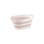 Bee Home - Katlanır Çamaşır Sepeti 27X45X63 38 Lt. Büyük Boy - Pudra