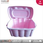 Bee Home Pembe 50 lt Oyuncak Kutusu