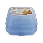 Bee Home Turkuaz Kare Bölmeli Beslenme Kabı